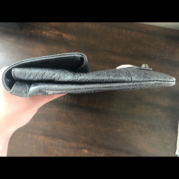 Vintage Metallic Balenciaga Envelope Clutch - Picture 8 of 10